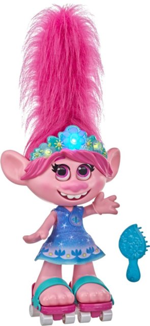 DreamWorks Trolls World Tour Dancing Hair Poppy E9459 - Best Buy