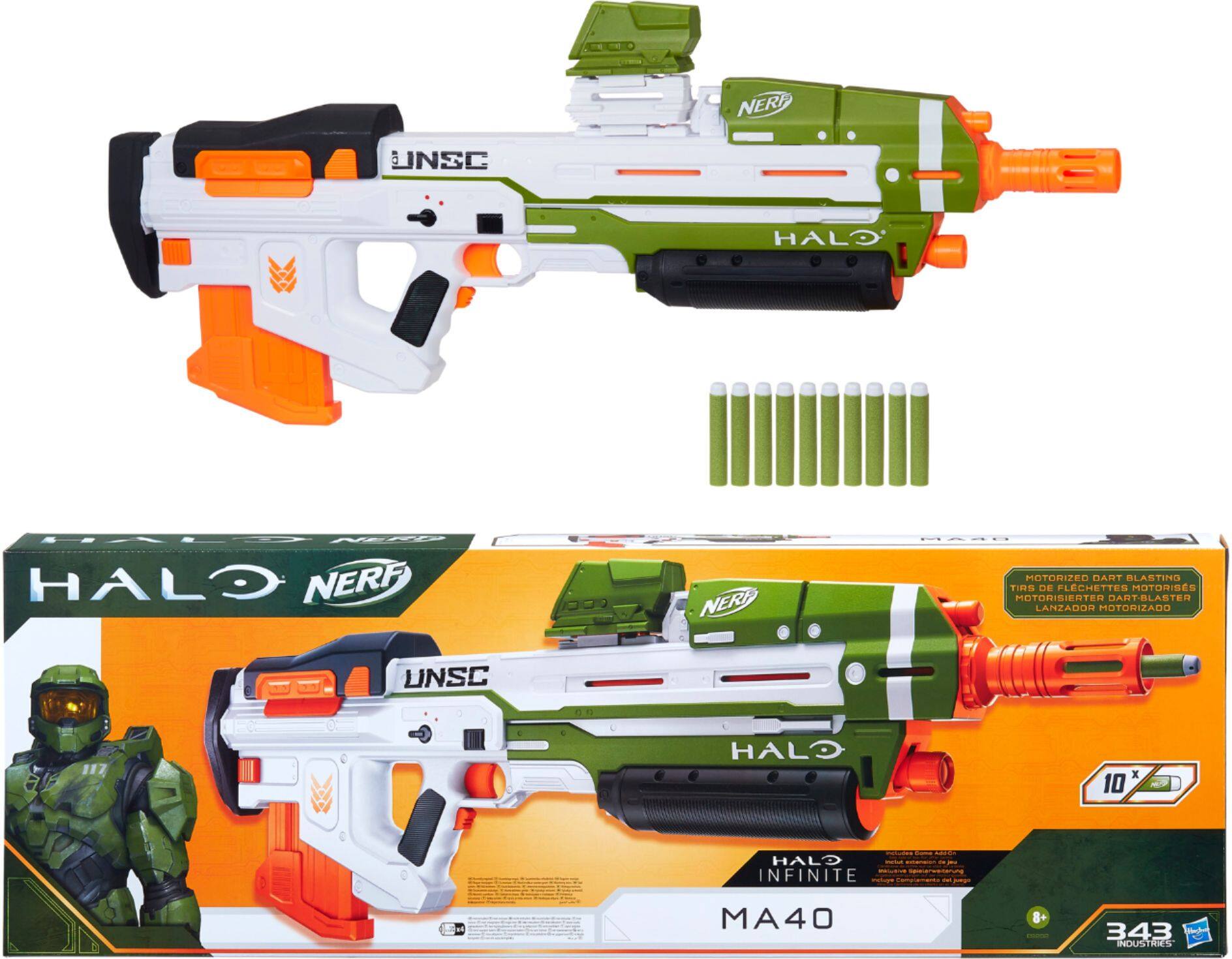 Finish the fight with this Black Friday Nerf Halo MA40 blaster deal