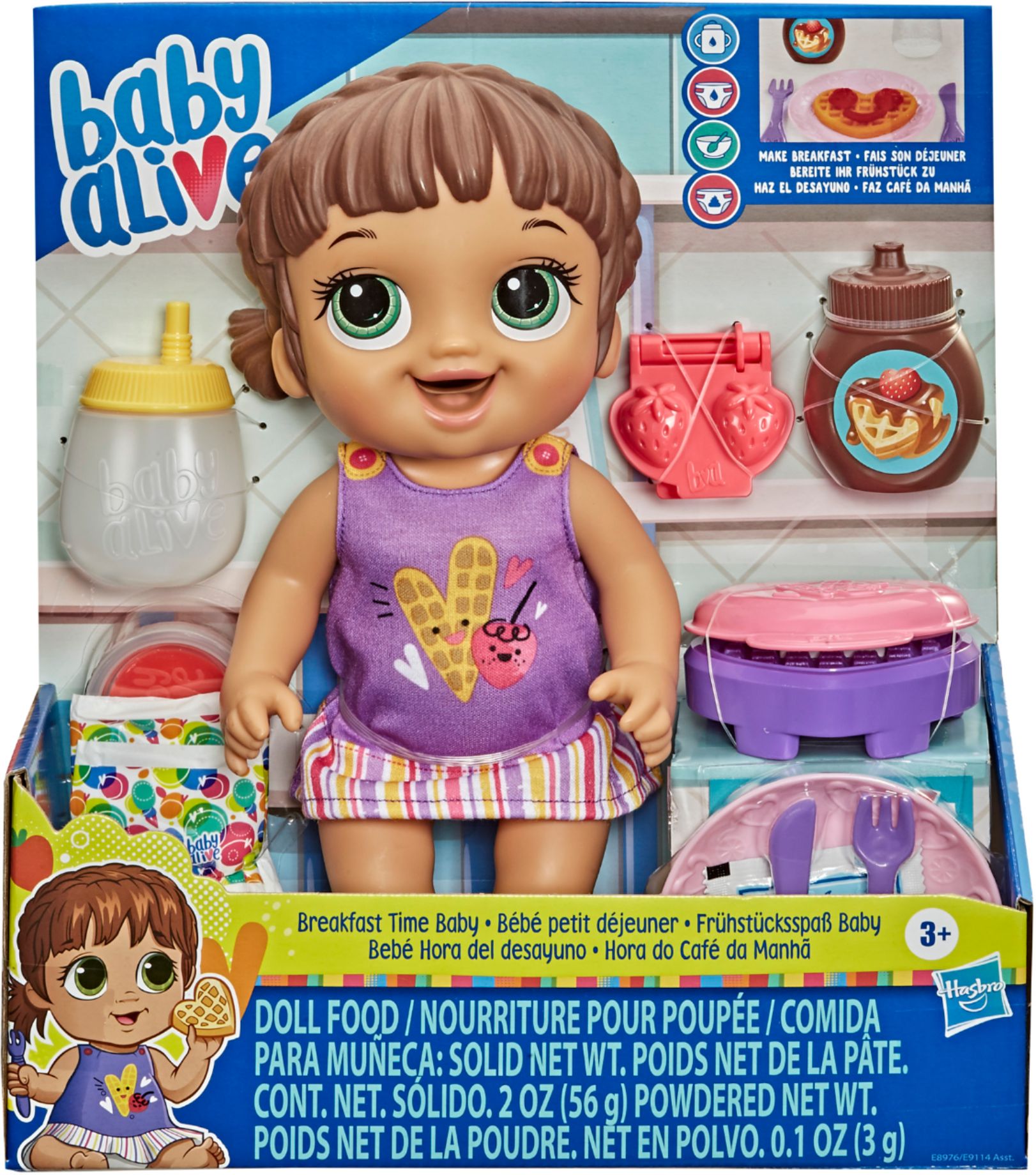 Customer Reviews: Baby Alive Breakfast Time Baby, Brown Hair E8976 ...