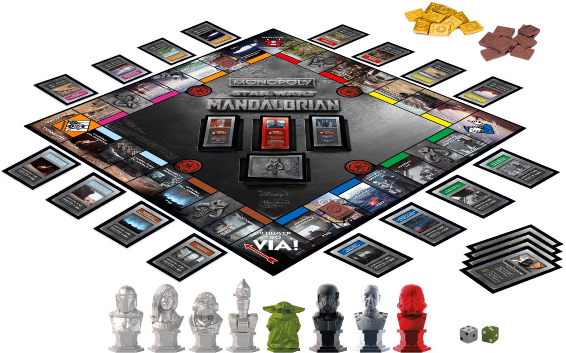 Alt View 12. Hasbro Gaming - Monopoly: Star Wars The Mandalorian Edition Board Game Protect The Child ("Baby Yoda").