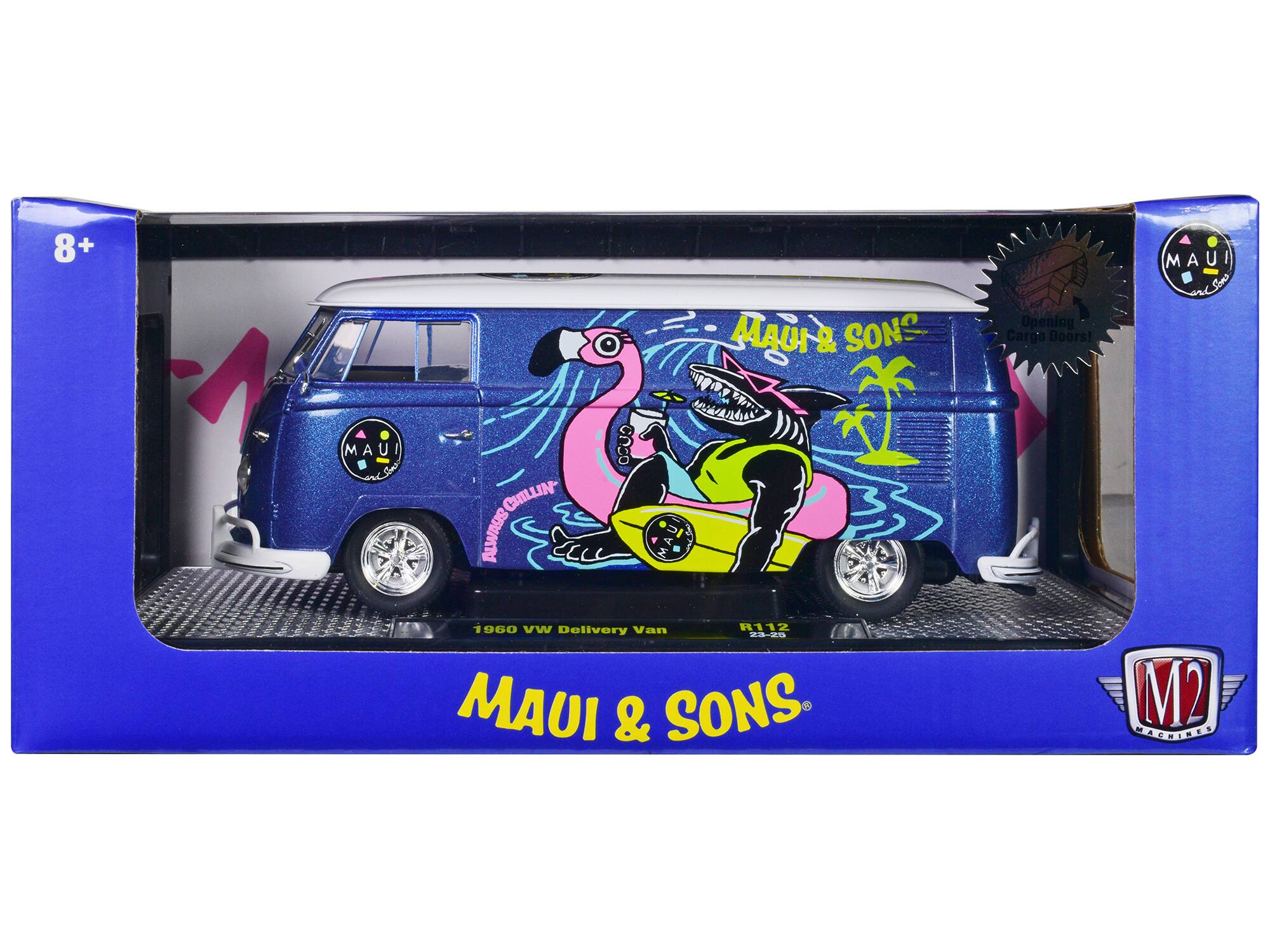 8+ MAUI & SONS Opening Cargo Doors! MAU n MAU CHILLIN ALWAUS CUSO - 1960 VW Delivery Van R112 2a-40 MAUI & SONS. M2 ASM