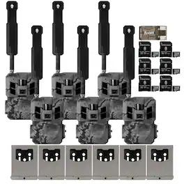 Spartan Camera - Spartan GoLive3 4G/LTE Multi-Carrier Trail Camera (Areus Camo) 6-Pack Bundle