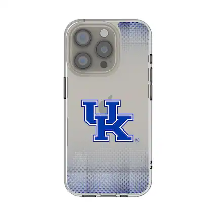 Front. WinCraft - Kentucky Wildcats Linen Logo iPhone Clear Case - 16e - Multicolor.