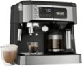 Angle Zoom. De'Longhi - Digital All-in-One Combination Coffee and Espresso Machine - Black and Stainless Steel.