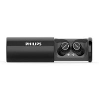 Philips - ActionFit Wireless Sports In-Ear Headphone- Black - Black - Front_Zoom