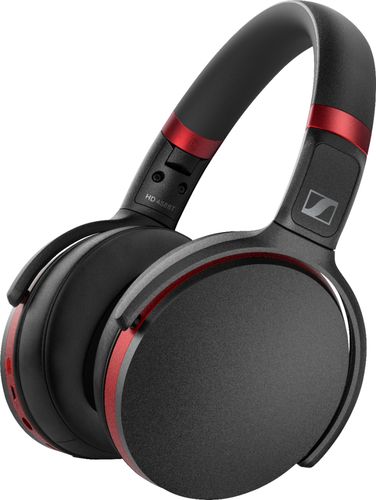 Sennheiser HD 458BT Wireless Noise Cancelling Headphones (HD 458BT Exclusive) - Black/Red