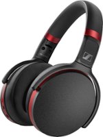 Sennheiser - HD 458BT Wireless Noise Cancelling Headphones (HD 458BT Exclusive) - Black/Red - Angle_Zoom
