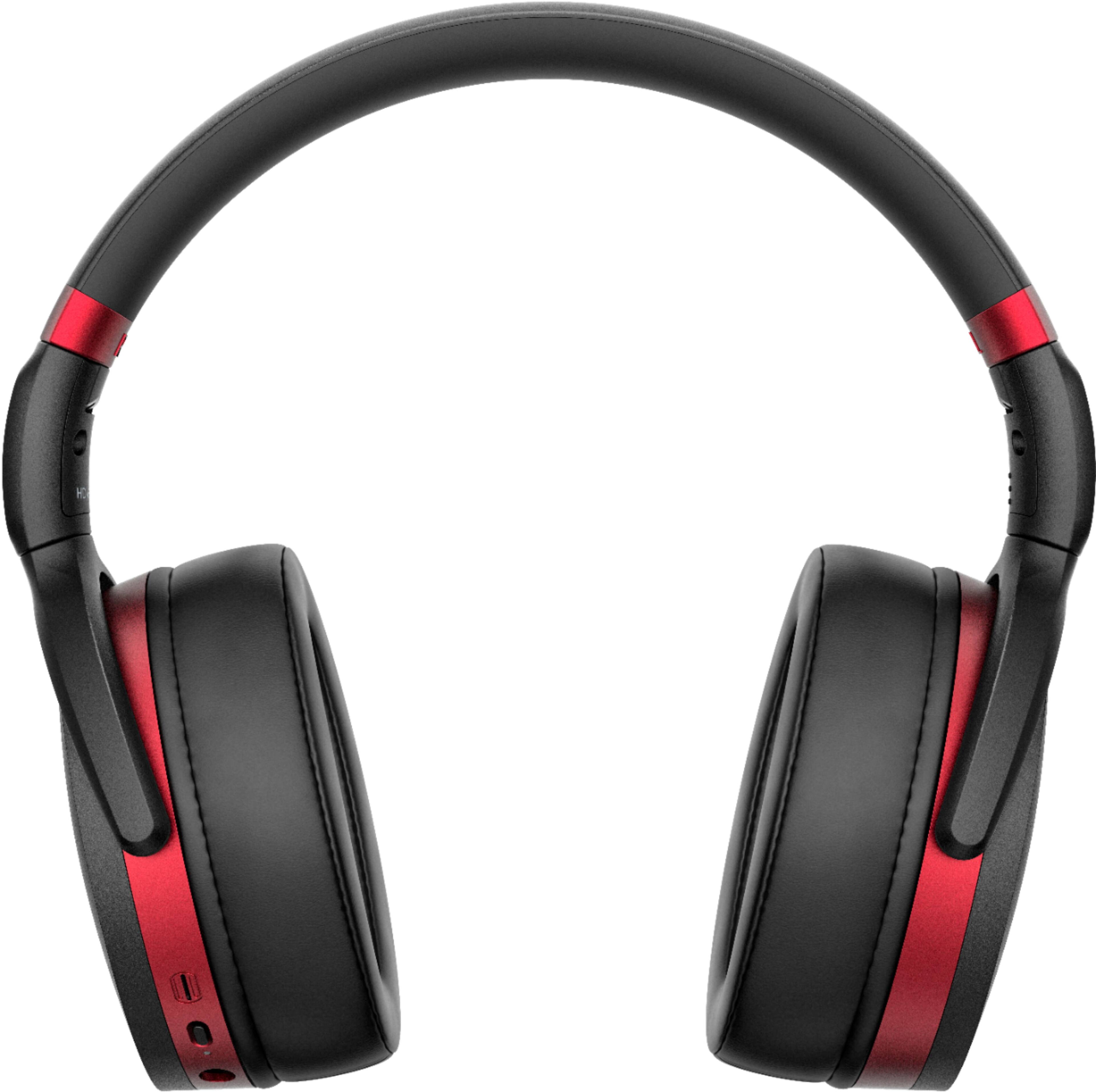 Alt View 11. Sennheiser - HD 458BT Wireless Noise Cancelling Headphones (HD 458BT Exclusive) - Black/Red.