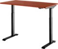 Angle Zoom. Insignia™ - Adjustable Standing Desk with Electronic Control - 47.2" - Mahogany.