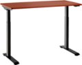 Left Zoom. Insignia™ - Adjustable Standing Desk with Electronic Control - 47.2" - Mahogany.