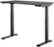 Angle. Insignia™ - Adjustable Standing Desk with Electronic Control - 47.2" - Black.