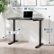 Alt View 15. Insignia™ - Adjustable Standing Desk with Electronic Control - 47.2" - Black.
