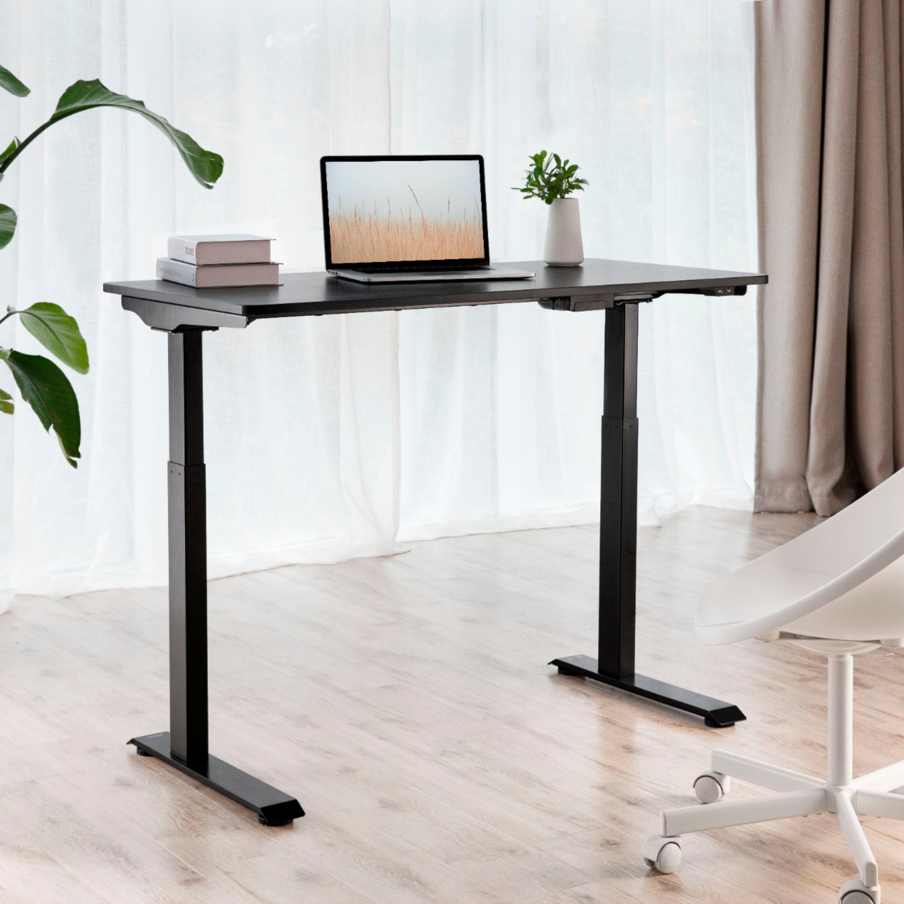 Zoom in on Alt View Zoom 17. Insignia™ - Adjustable Standing Desk with Electronic Controls - Black.