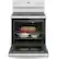Alt View 17. GE - 5.3 Cu. Ft. Freestanding Electric Convection Range with Self-Steam Cleaning and No-Preheat Air Fry - White.
