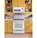 Alt View 18. GE - 5.3 Cu. Ft. Freestanding Electric Convection Range with Self-Steam Cleaning and No-Preheat Air Fry - White.