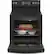 Alt View 17. GE - 5.3 Cu. Ft. Freestanding Electric Convection Range with Self-Steam Cleaning and No-Preheat Air Fry - Black Slate.