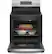 Alt View 18. GE - 5.3 Cu. Ft. Freestanding Electric Convection Range with Self-Steam Cleaning and No-Preheat Air Fry - Stainless Steel.