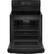Alt View 11. GE - 5.3 Cu. Ft. Freestanding Electric Convection Range with Self-Steam Cleaning and No-Preheat Air Fry - Black on Black.