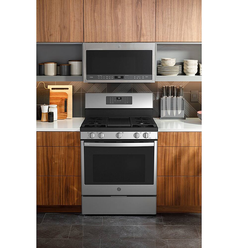 Customer Reviews GE Profile 5.6 Cu. Ft. Freestanding Smart Gas True