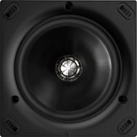 KEF - Ci Flush Mount Series Square Speaker - Black - Front_Zoom