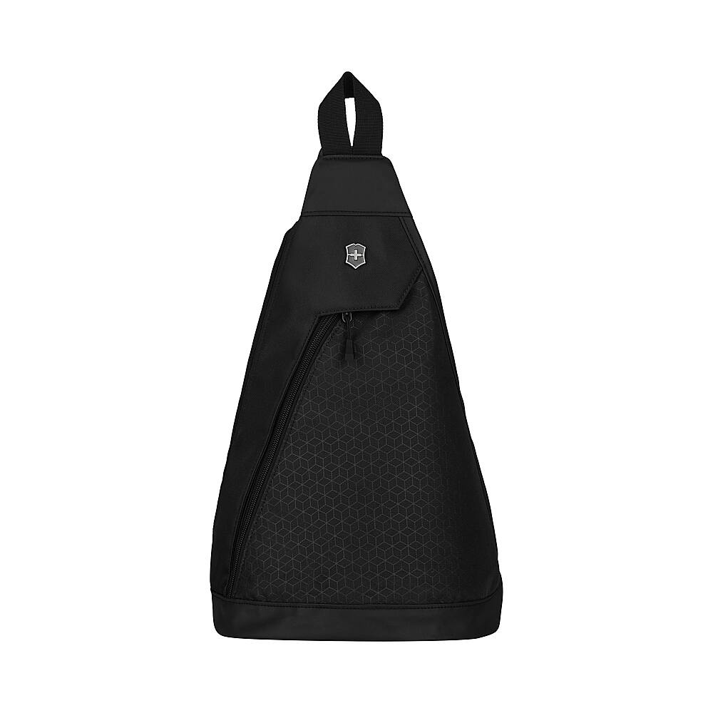 Front. Victorinox - Altmont Original Dual-Compartment Monosling - Black.