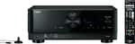 Front. Yamaha - RX-V4A 5.2-channel AV Receiver with 8K HDMI and MusicCast - Black.