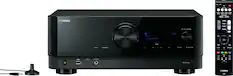 Front. Yamaha - RX-V4A 5.2-channel AV Receiver with 8K HDMI and MusicCast - Black.