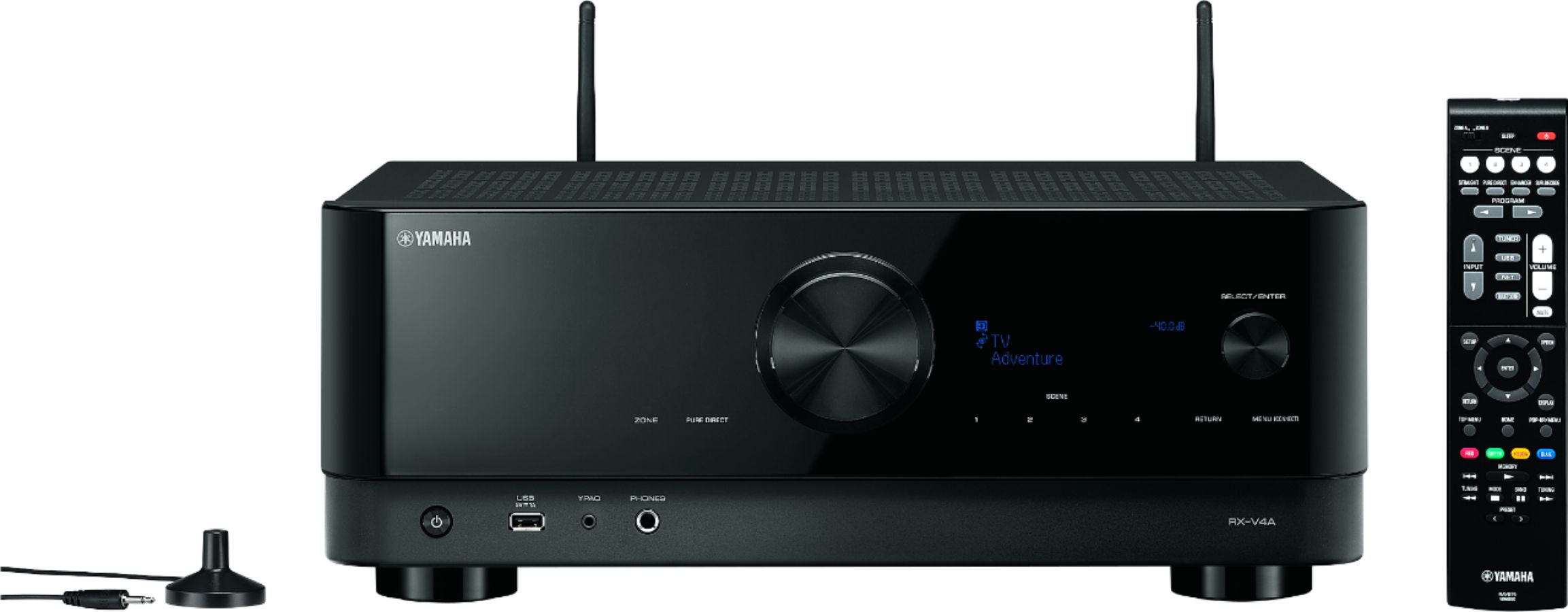 Yamaha RX V4A 5.2 channel AV Receiver with 8K HDMI and MusicCast