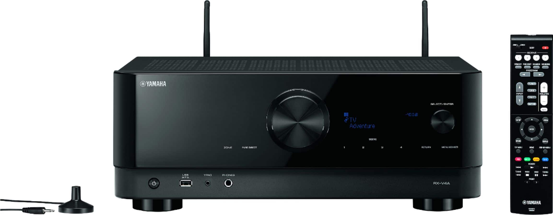 professioneel Moreel onderwijs globaal Yamaha RX-V4A 5.2-channel AV Receiver with 8K HDMI and MusicCast Black  RX-V4ABL - Best Buy