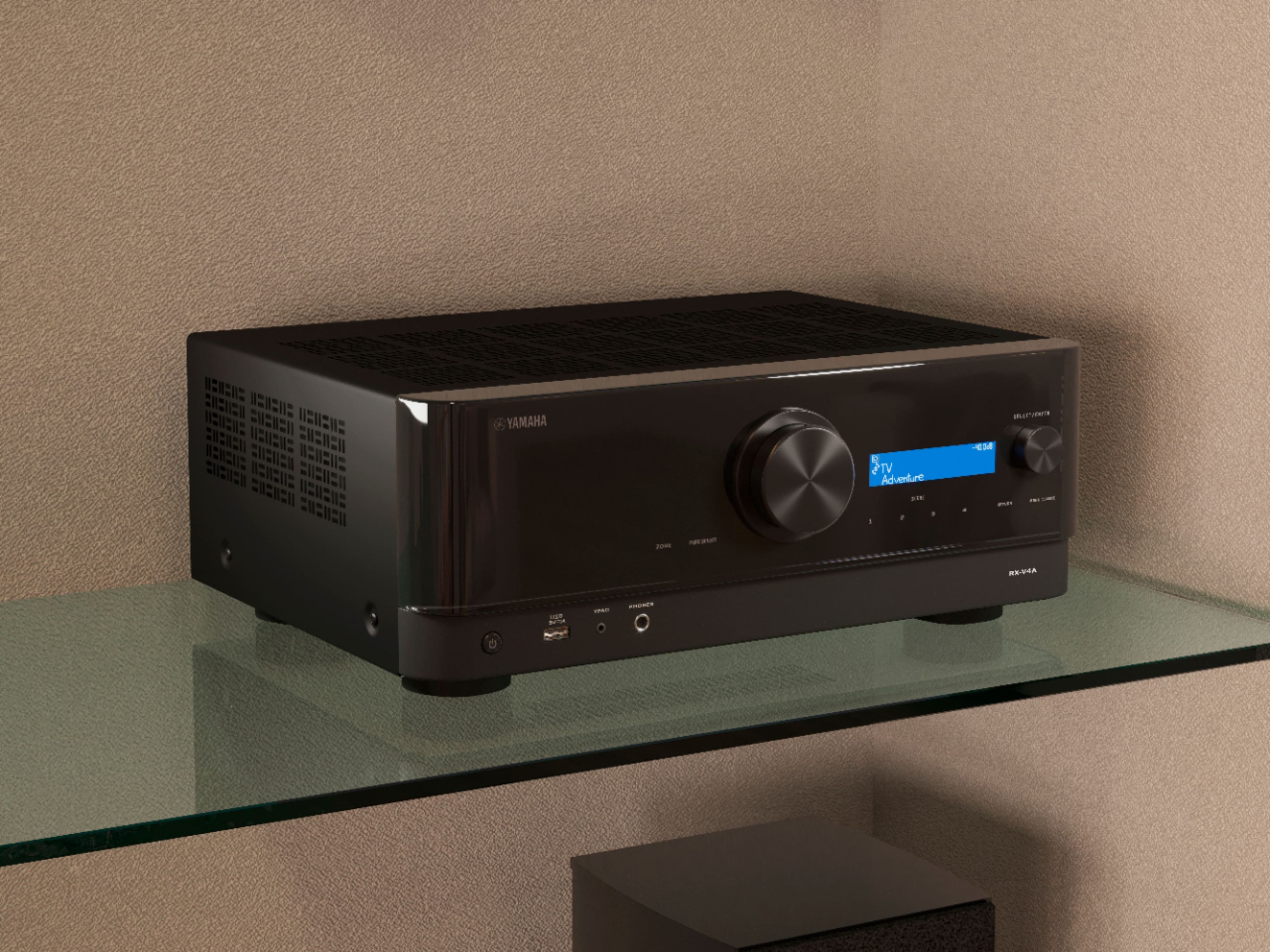 Yamaha RX-V4A 5.2-channel AV Receiver with 8K HDMI and MusicCast Black RX-V4ABL  - Best Buy