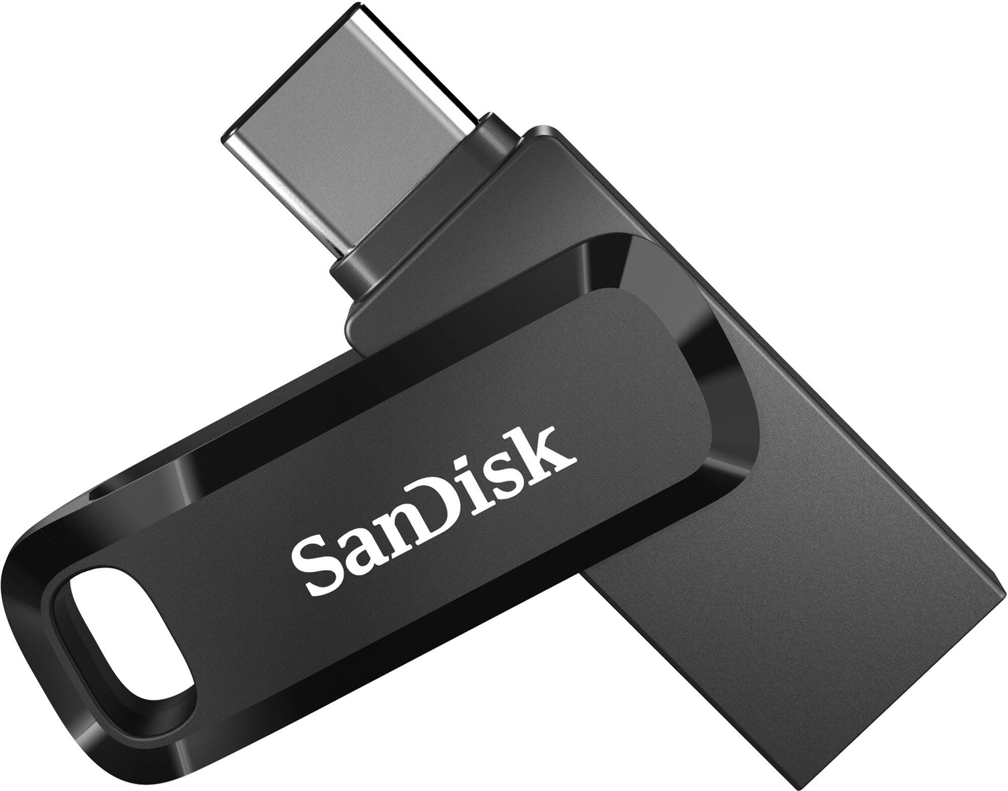 Alt View 13. SanDisk - Ultra Dual Drive Go 128GB USB Type-A/USB Type-C Flash Drive - Black.
