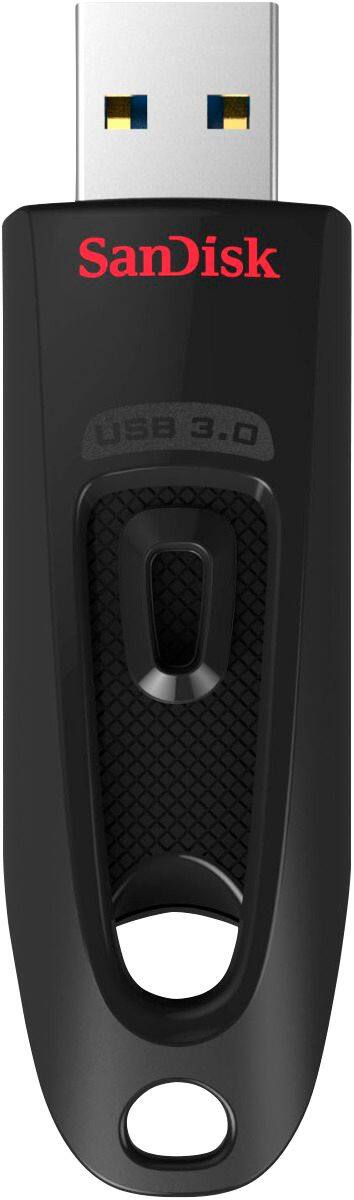 Front. SanDisk - Ultra 512GB USB 3.0 Flash Drive - Black.