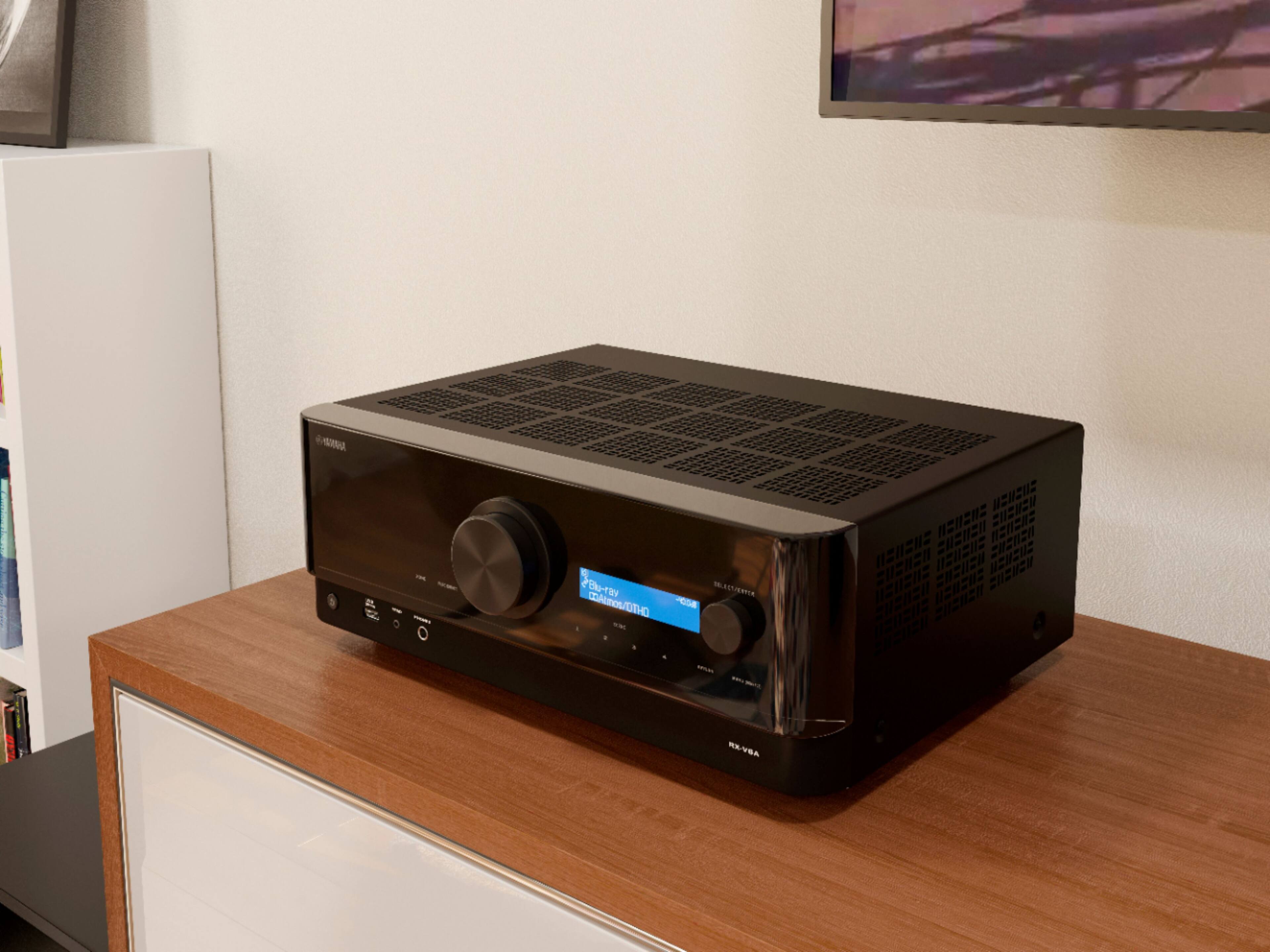 Alt View 13. Yamaha - RX-V6A 7.2-channel AV Receiver with 8K HDMI and MusicCast - Black.