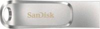 Front Zoom. SanDisk - Ultra Dual Drive Luxe 64GB USB 3.1, USB Type-C Flash Drive - Silver.