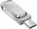 Alt View 13. SanDisk - Ultra Dual Drive Luxe 64GB USB 3.1, USB Type-C Flash Drive - Silver.