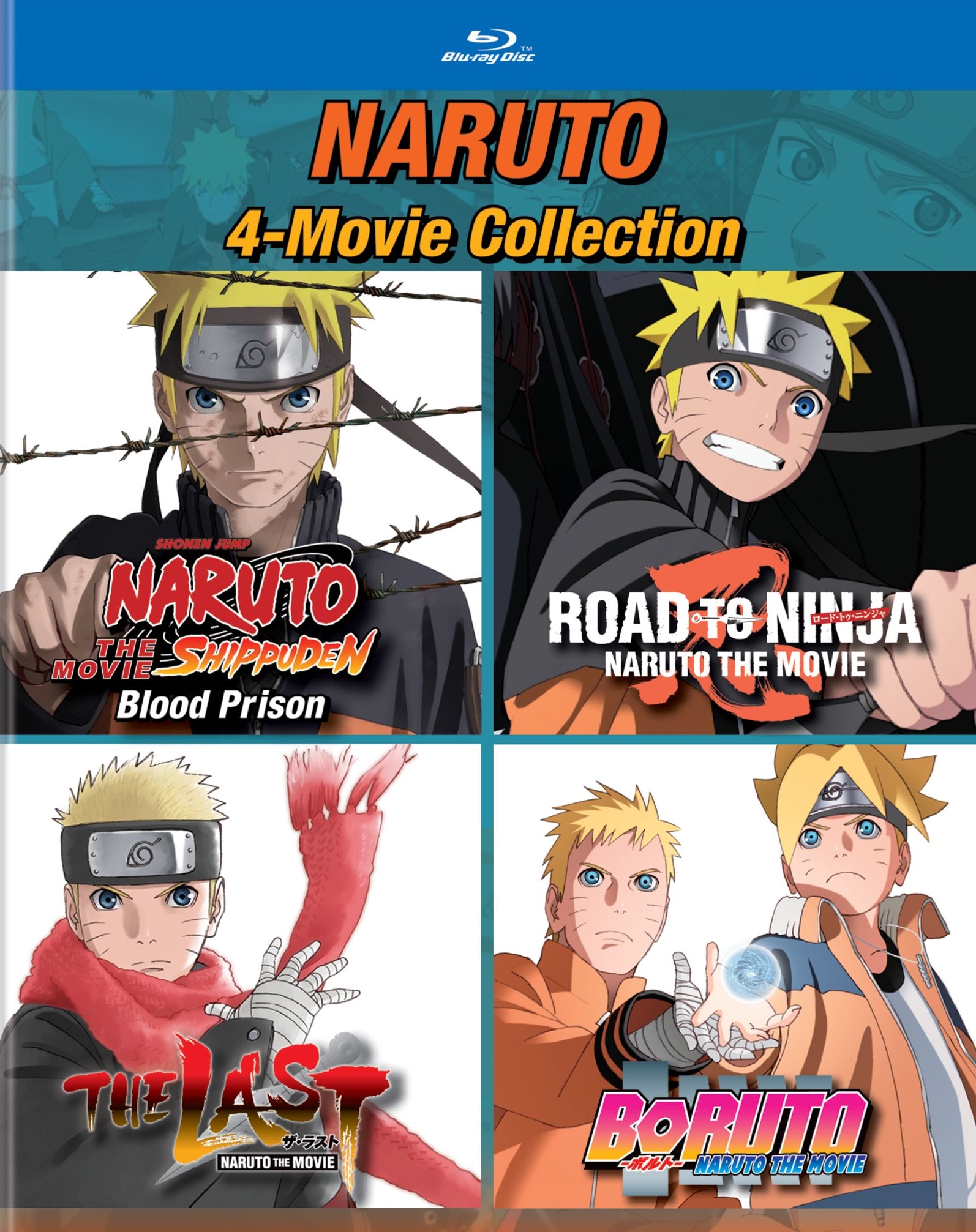 Best Buy: Naruto: 4-Movie Collection [Blu-ray]