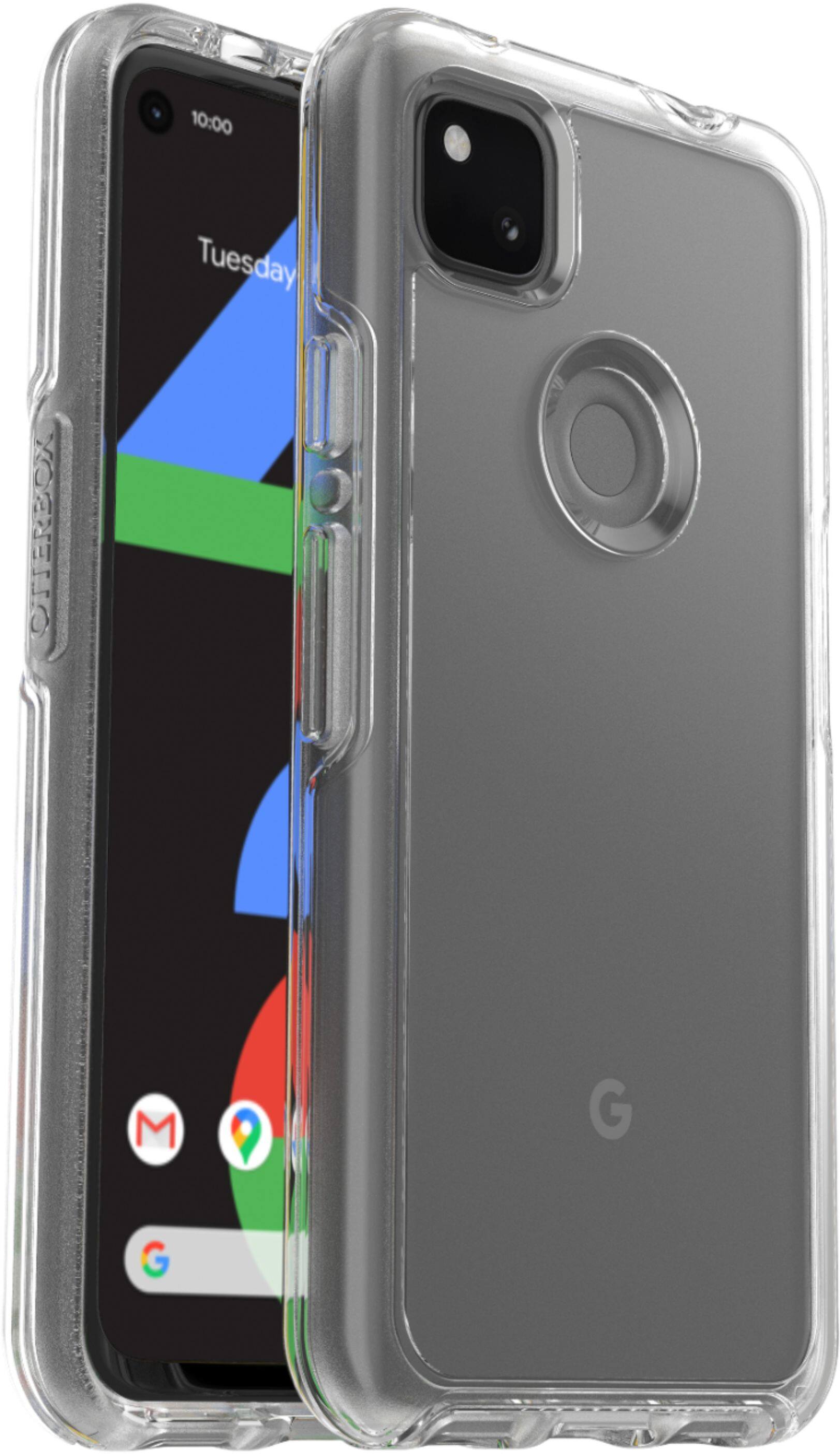 Alt View 11. OtterBox - Symmetry Series for Google Pixel 4a - Clear.