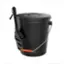 Alt View 17. Pure Garden - Ash Bucket With Lid and Shovel - Pellet Stove and Fireplace Tools - Black.