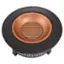 Alt View 12. Pure Garden - Fire Pit Set, Wood Burning Pit - Includes Spark Screen and Log Poker, 32” Round Metal Firepit - Black/Copper.