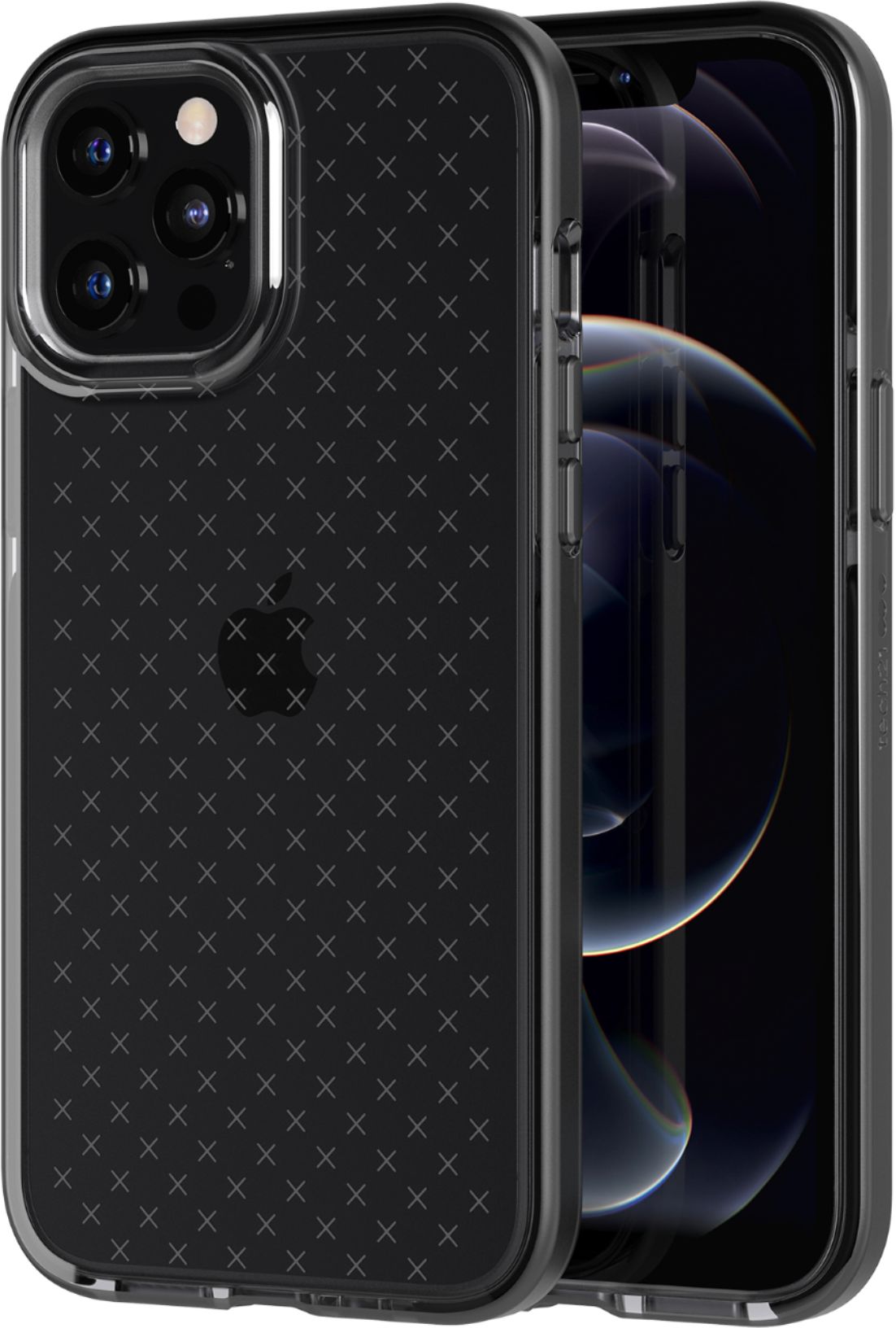 Angle View: Tech21 - Evo Check Case for Apple iPhone 12 Mini - Smokey Black