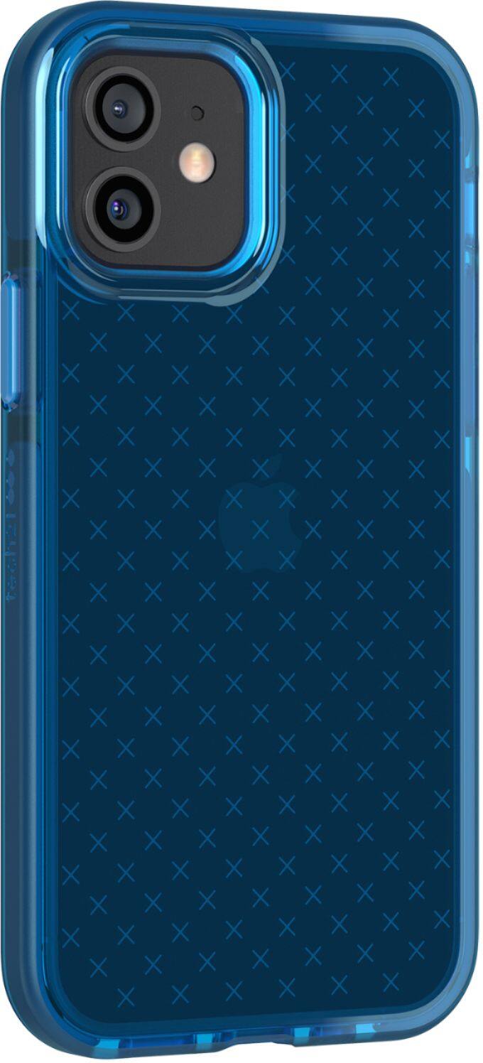 Alt View 3. Tech21 - Evo Check Case for Apple iPhone 12/12 Pro - Classic Blue.