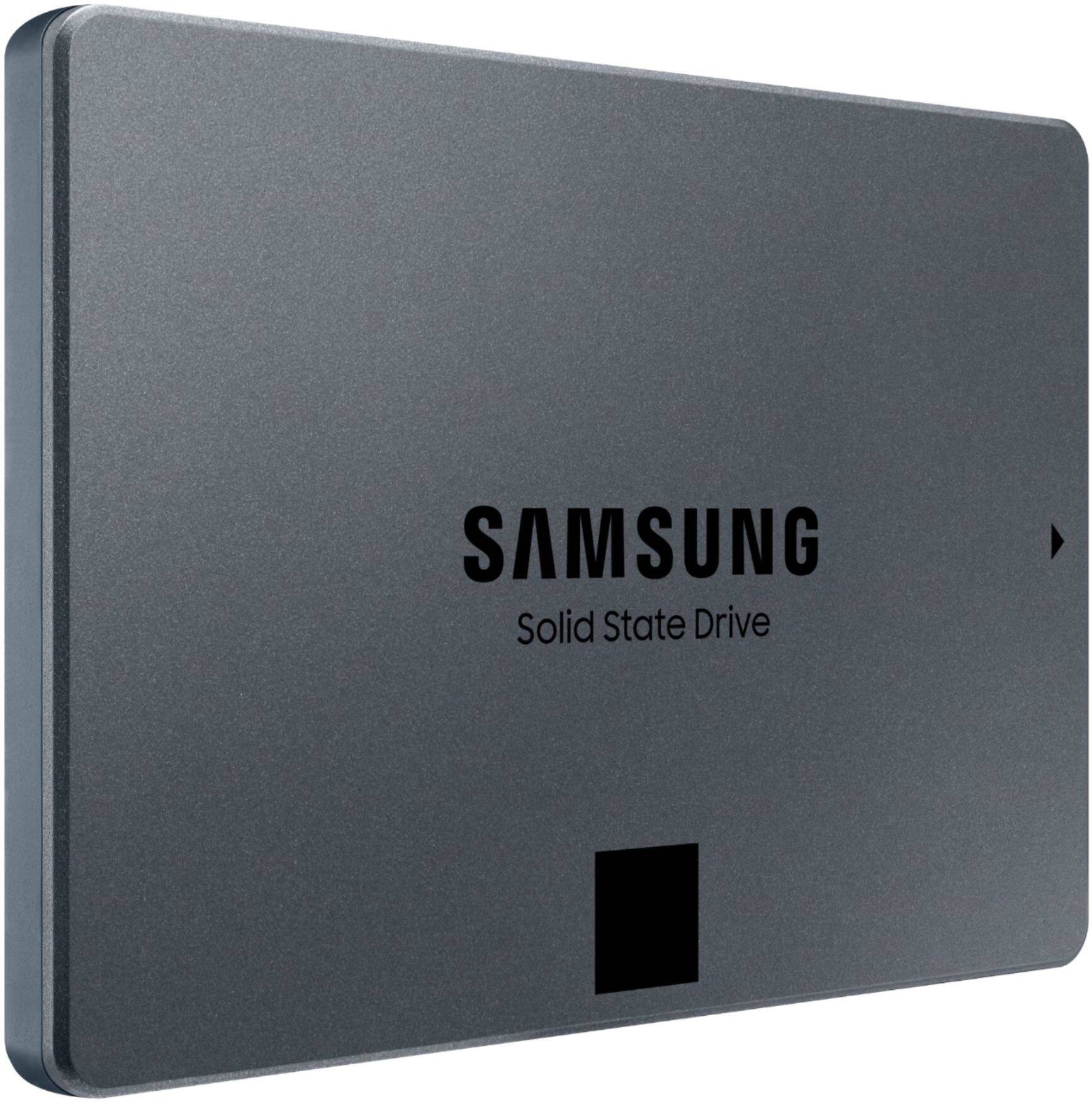 Alt View 12. Samsung - 870 QVO  1TB Internal SSD SATA - Black.
