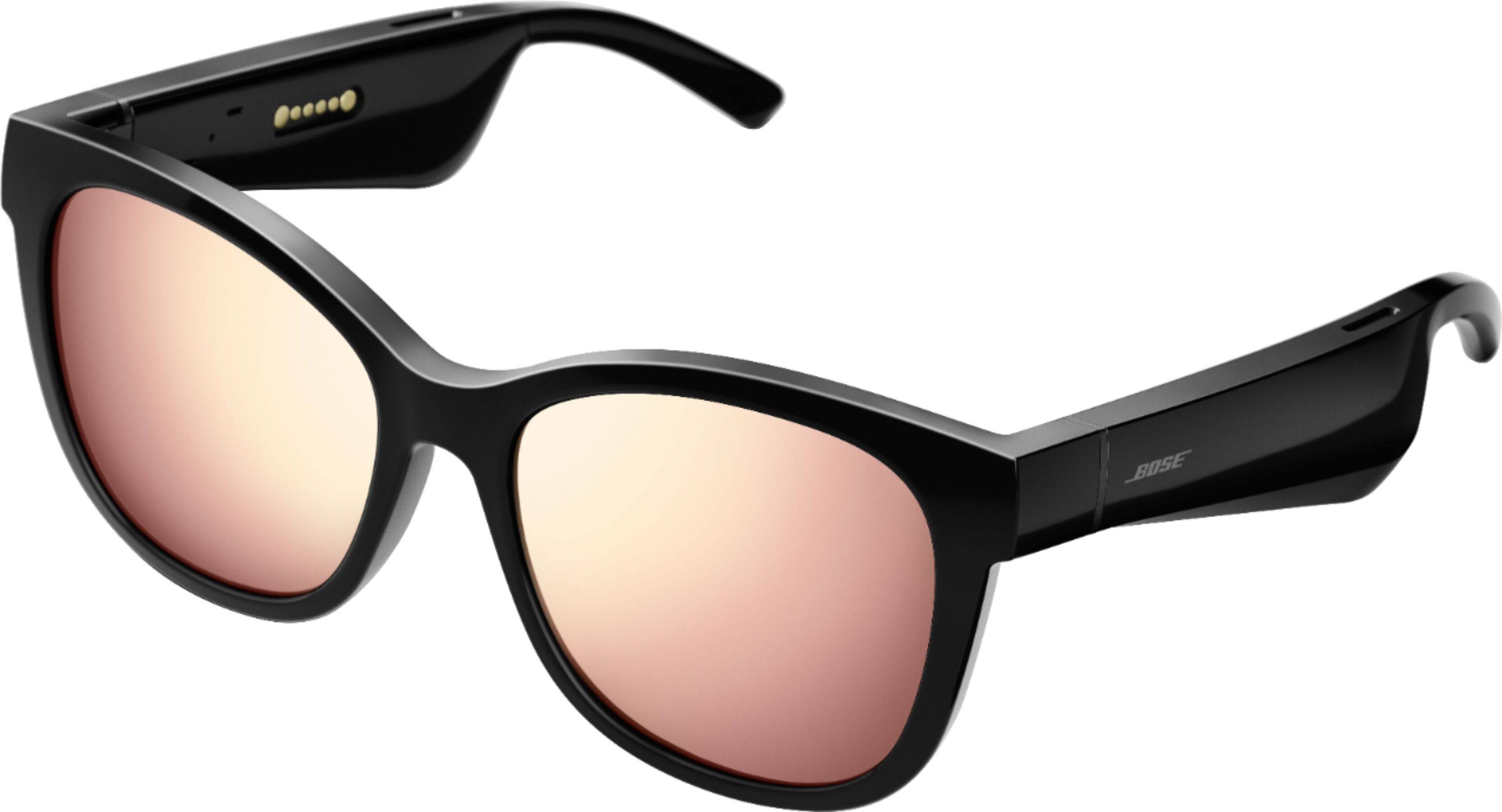 Angle. Bose - Soprano Style Lenses - Polarized Mirrored Rose Gold.