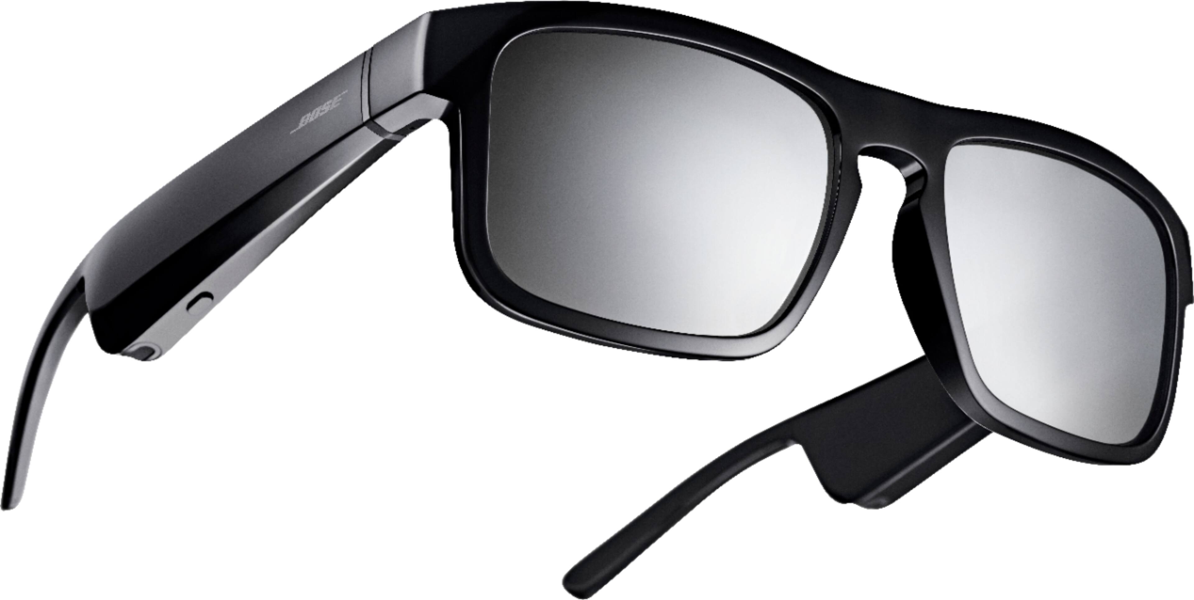 Angle. Bose - Tenor Style Lenses - Polarized Mirrored Silver.