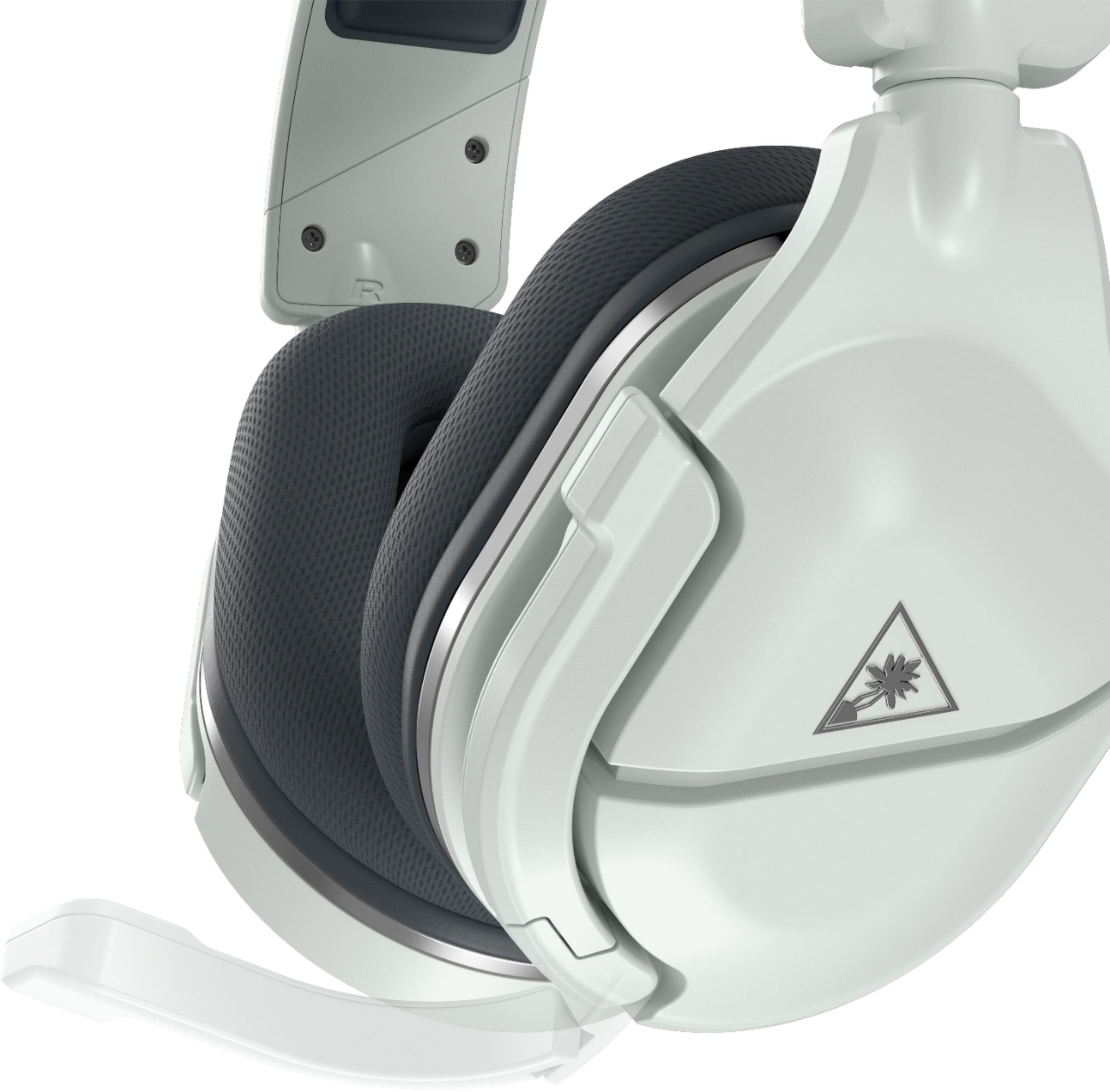 Left. Turtle Beach - Stealth 600 Gen 2 Wireless Gaming Headset for PlayStation 5 PS5 PlayStation 4 PS4 & Nintendo Switch - White/Silver.
