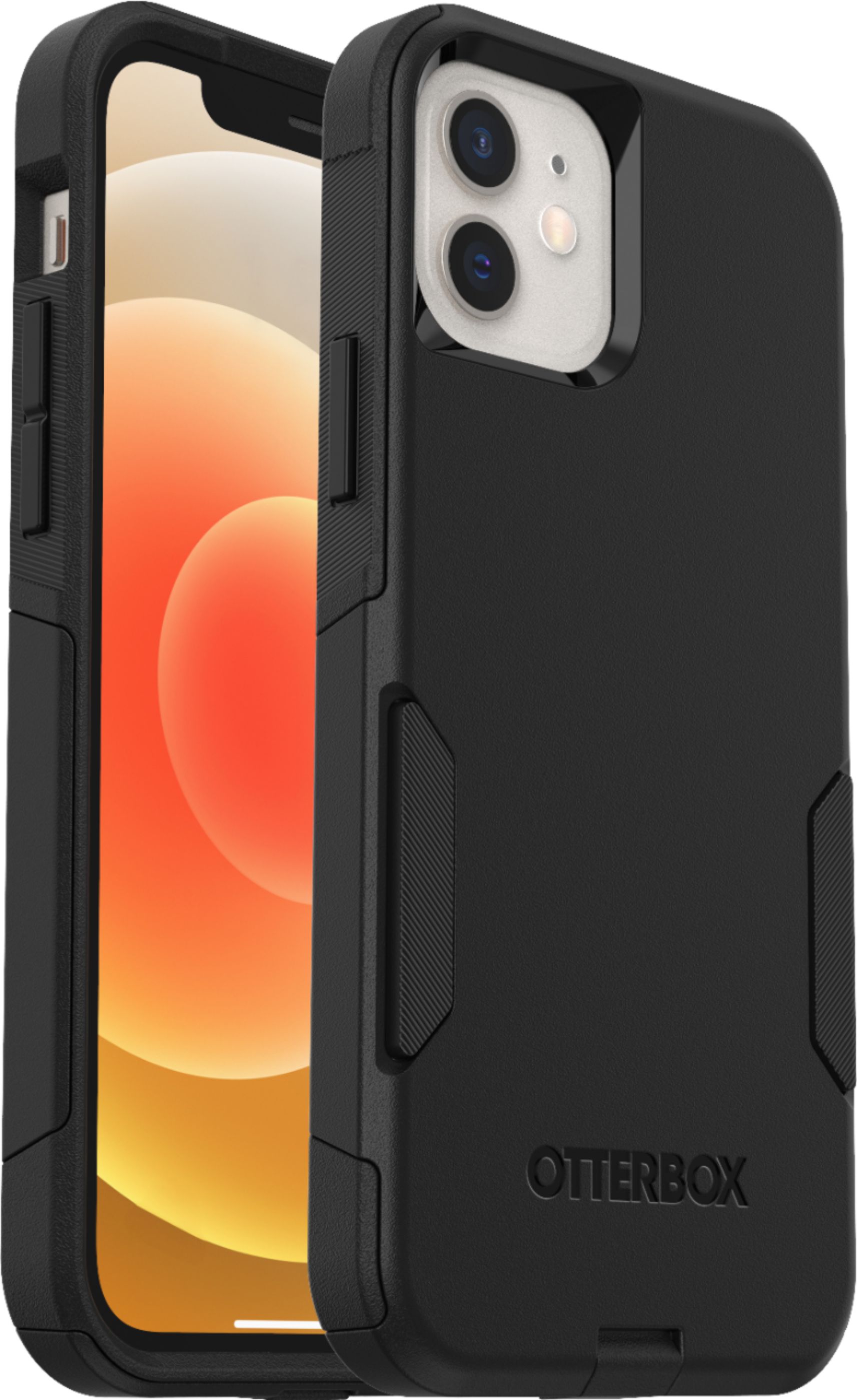 Angle View: OtterBox - Commuter Series for Apple® iPhone® 12 and iPhone 12 Pro - Black