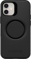 OtterBox - Otter + Pop Series for Apple® iPhone® 12 mini - Black - Front_Zoom