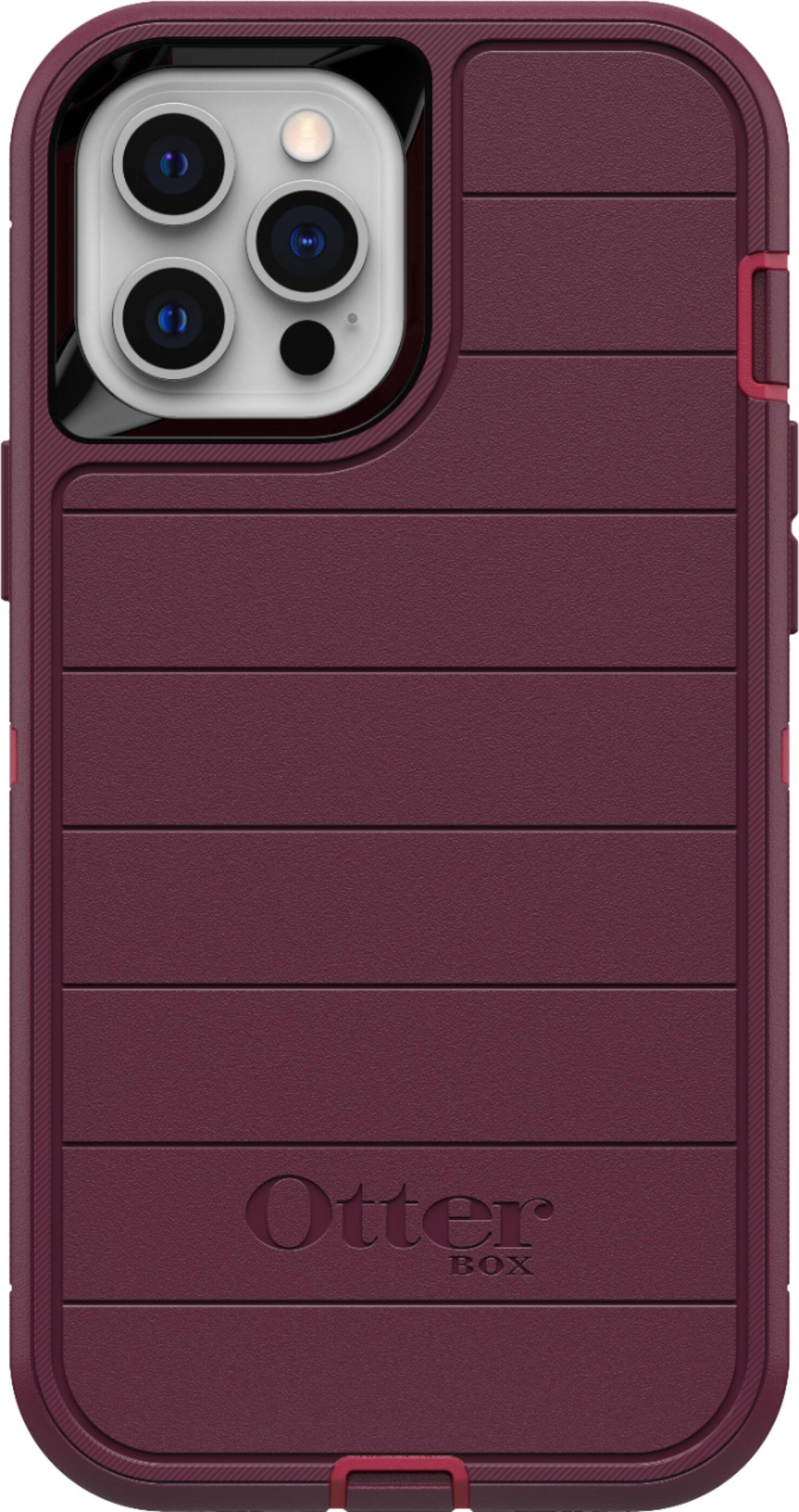 Front. OtterBox - Defender Series Pro for Apple® iPhone® 12 Pro Max - Berry Potion.
