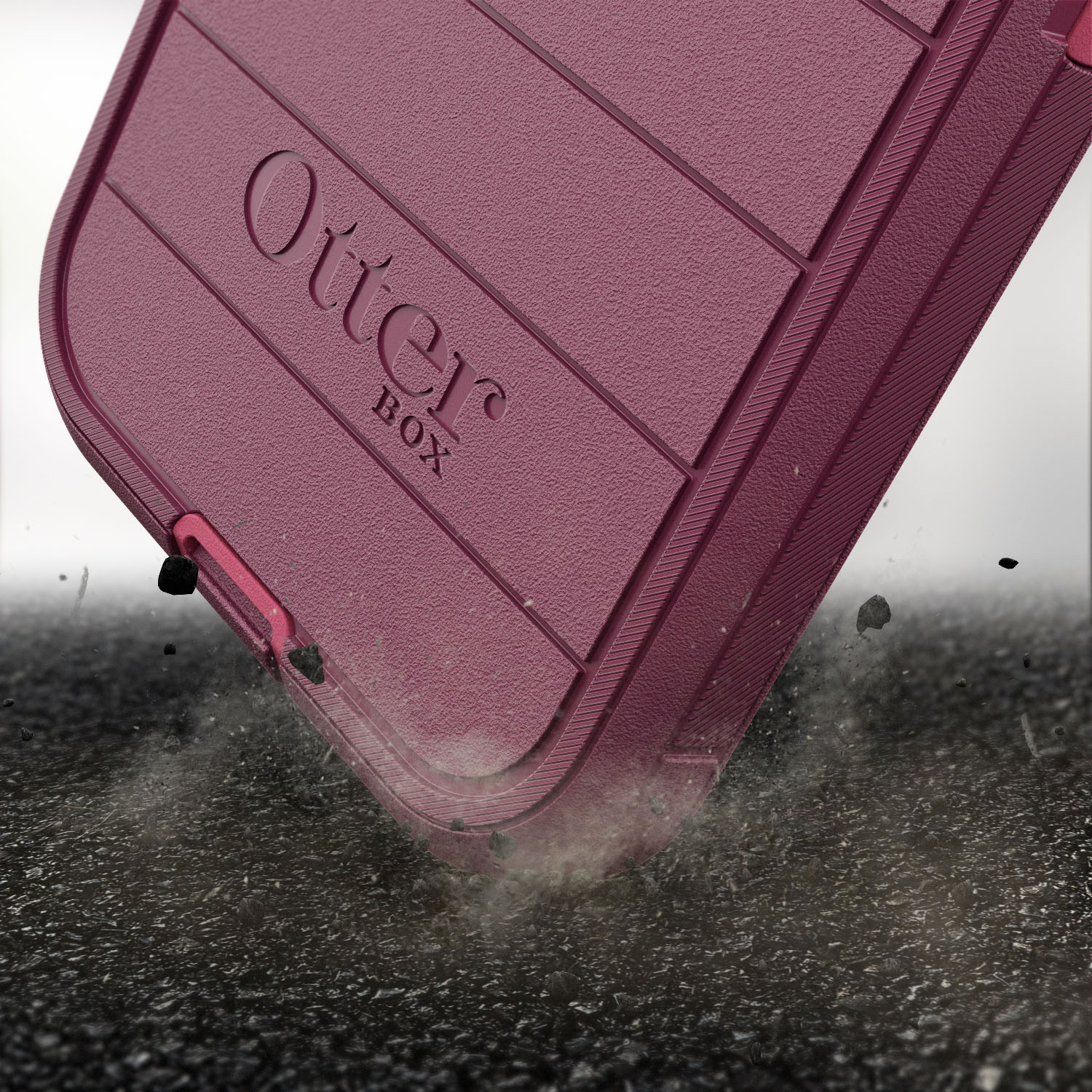 Left View: OtterBox - Defender Series Pro for Apple® iPhone® 12 Pro Max - Berry Potion