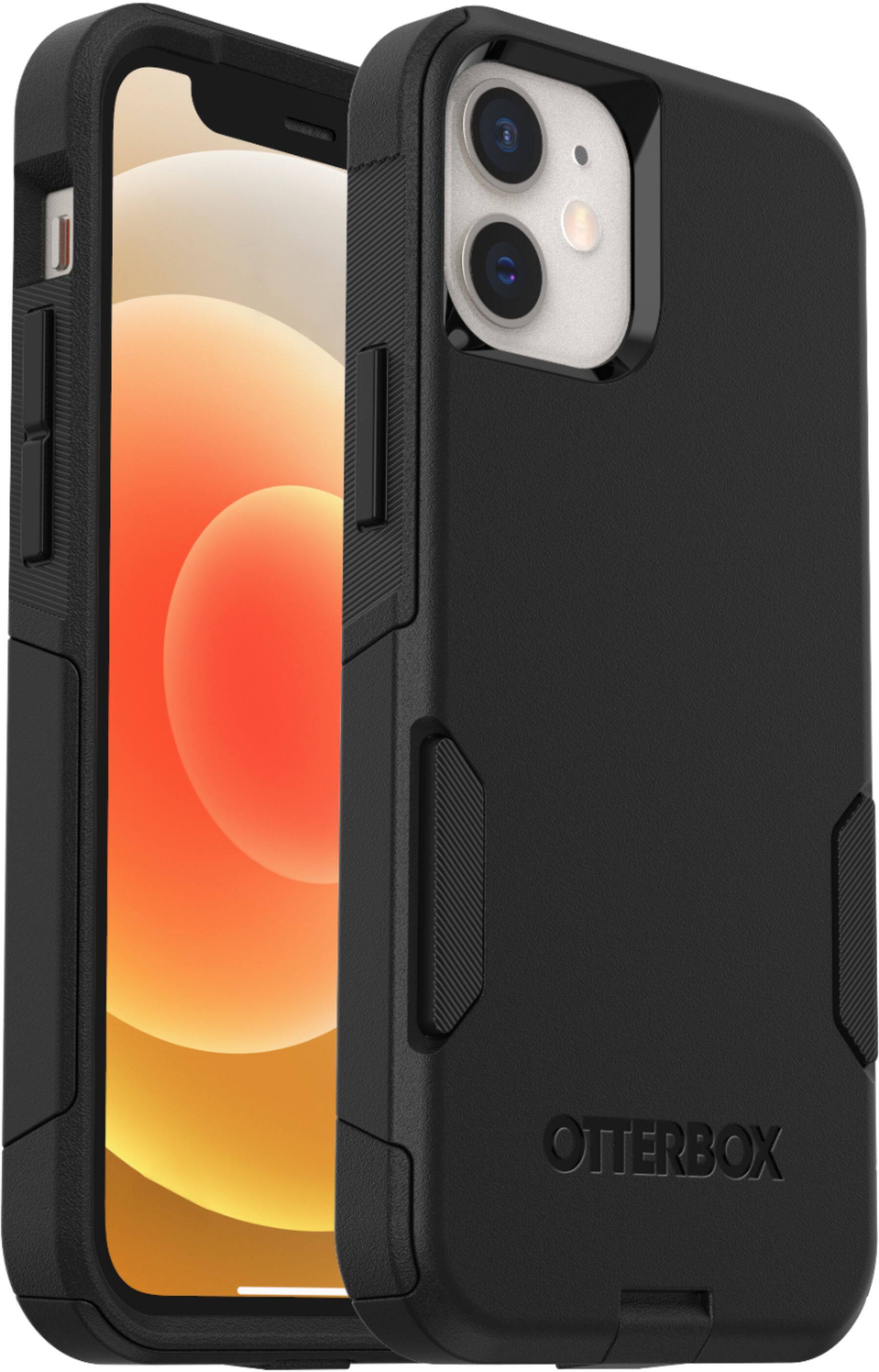 Angle. OtterBox - Commuter Series for Apple® iPhone® 12 mini - Black.